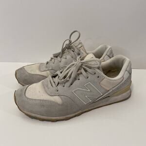 New Balance Women's Sneakers 696 Retro Cream White Size 10 Academia Casual